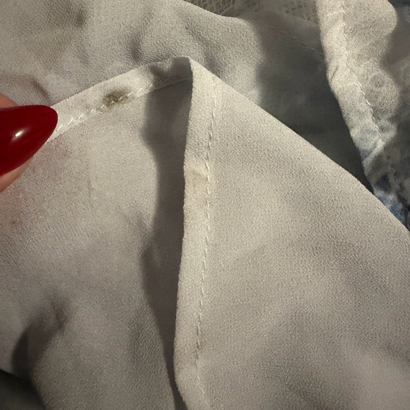 EUC - V. Chapman Carmen Corset Front-Slit Ruffled Gown (14) - Picture 8 of 8